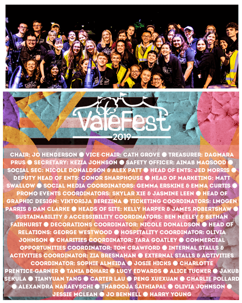 2019 Valefest Committee graphic